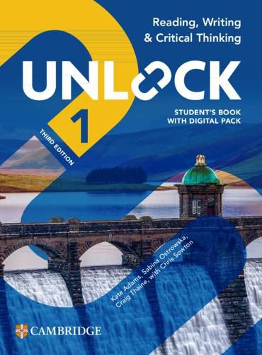 Cover image for Unlock Level 1 Reading, Writing and Critical Thinking Student's Book with Digital Pack