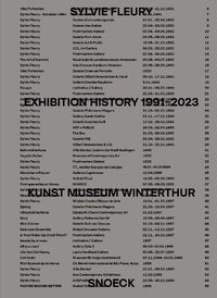 Cover image for Sylvie Fleury: Exhibition History 1991-2023
