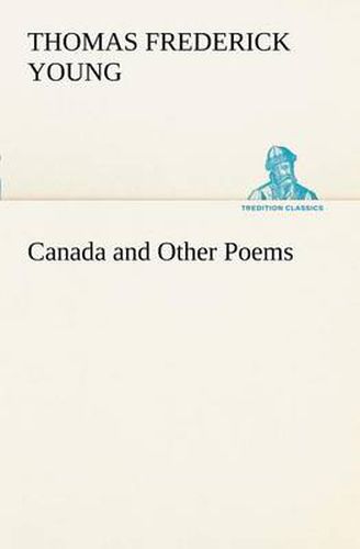 Cover image for Canada and Other Poems