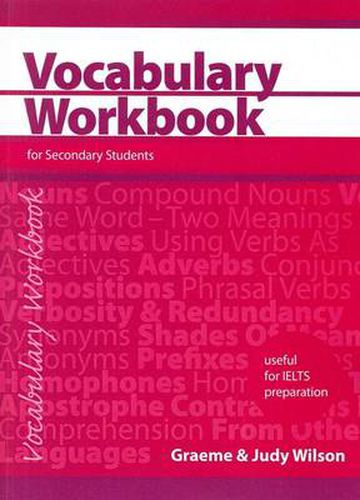 Cover image for Vocabulary Workbook for Secondary Students