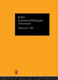 Cover image for IBSS: Economics: 1961 Volume 10