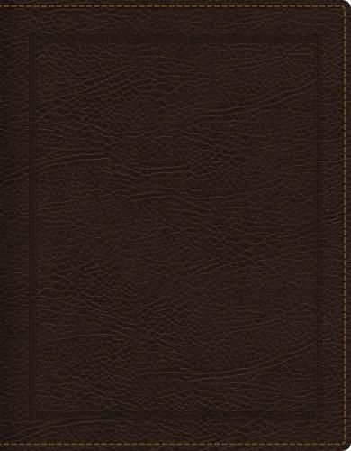 Cover image for KJV, Journal the Word Bible, Bonded Leather, Brown, Red Letter, Comfort Print: Reflect, Journal, or Create Art Next to Your Favorite Verses