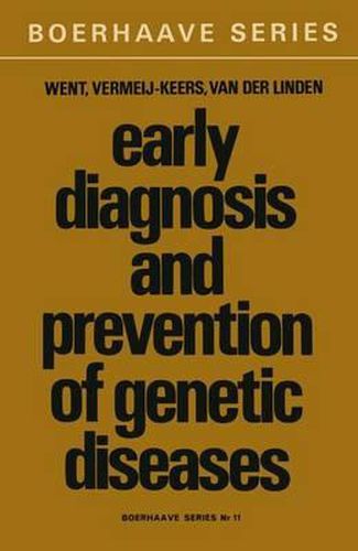 Cover image for Early Diagnosis and Prevention of Genetic Diseases