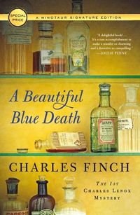 Cover image for A Beautiful Blue Death: The First Charles Lenox Mystery