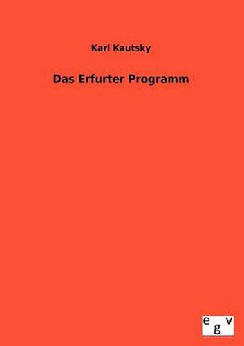 Cover image for Das Erfurter Programm