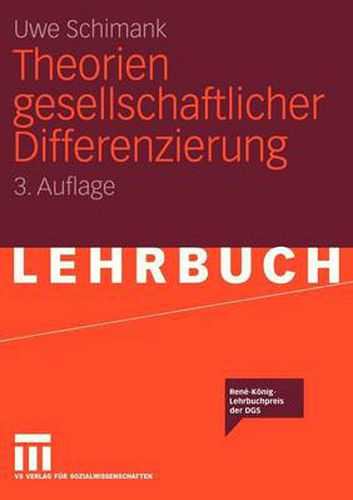 Cover image for Theorien Gesellschaftlicher Differenzierung