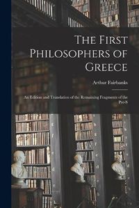 Cover image for The First Philosophers of Greece