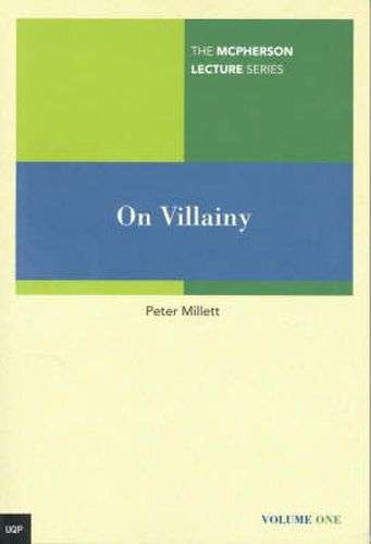 Cover image for McPherson Lecture Series Volume 1: On Villainy