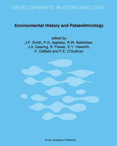 Palaeolimnology: International Symposium Proceedings