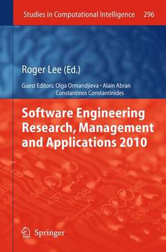 Cover image for Software Engineering Research, Management and Applications 2010