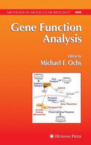 Cover image for Gene Function Analysis