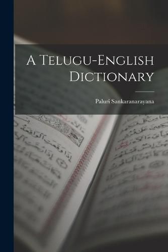 Cover image for A Telugu-english Dictionary