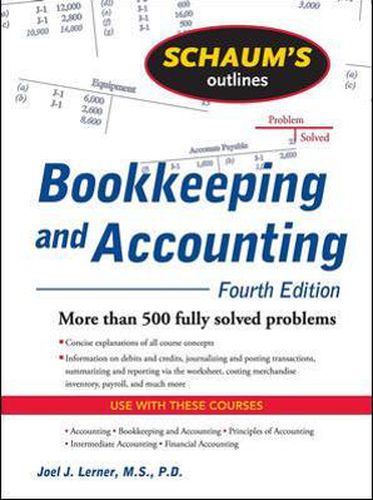 Cover image for Schaum's Outline of Bookkeeping and Accounting, Fourth Edition