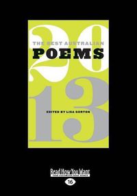 Cover image for The Best Australian Poems 2013