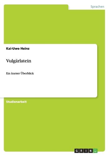 Cover image for Vulgarlatein