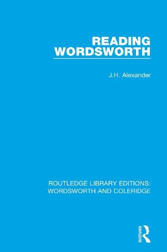 Cover image for Reading Wordsworth