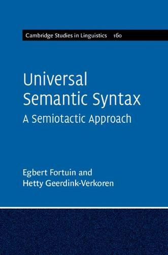 Cover image for Universal Semantic Syntax: A Semiotactic Approach