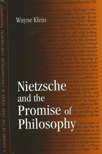 Cover image for Nietzsche and the Promise of Philosophy