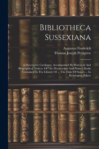 Cover image for Bibliotheca Sussexiana