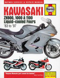 Cover image for Kawasaki ZX900, 1000 & 1100 Liquid-Cooled Fours