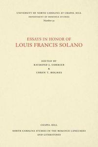 Cover image for Essays in Honor of Louis Francis Solano