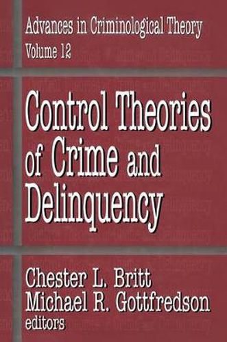 Control Theories of Crime and Delinquency