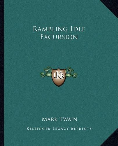 Cover image for Rambling Idle Excursion