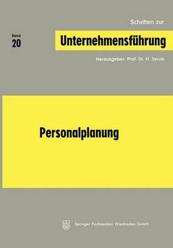 Cover image for Personalplanung