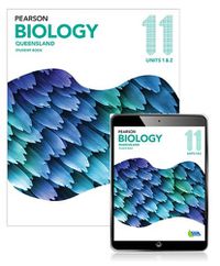 Cover image for Pearson Biology Queensland 11 Student Book with eBook