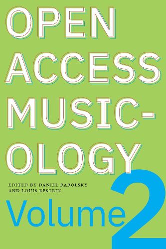 Cover image for Open Access Musicology