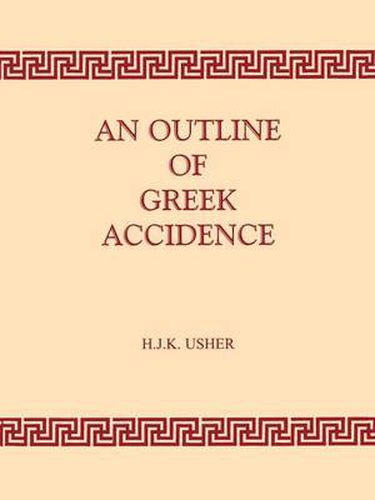 Cover image for Outline of Greek Accidence