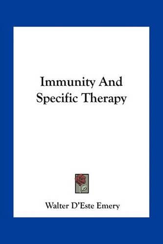 Cover image for Immunity and Specific Therapy