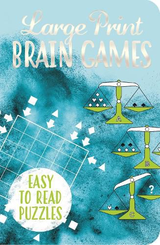 Cover image for Large Print Brain Games