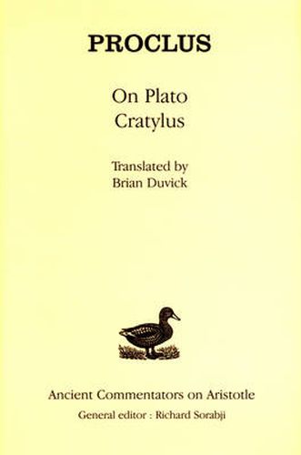 Cover image for Proclus: On Plato Cratylus