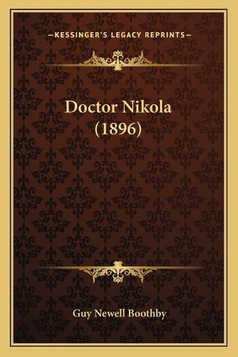 Cover image for Doctor Nikola (1896)