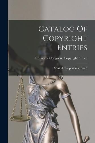 Cover image for Catalog Of Copyright Entries