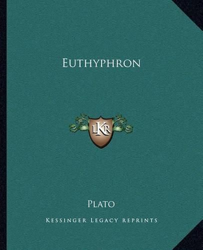 Cover image for Euthyphron