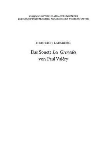 Das Sonett Les Grenades Von Paul Valery