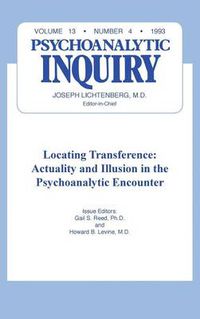 Cover image for Locating Transference: Psychoanalytic Inquiry, 13.4