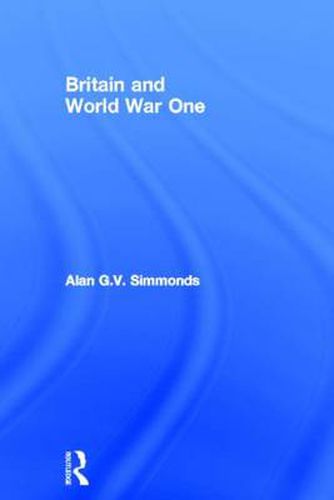 Cover image for Britain and World War One