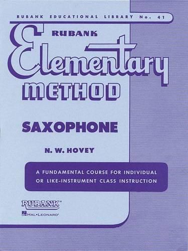 Cover image for Rubank Elementary Method - Saxophone