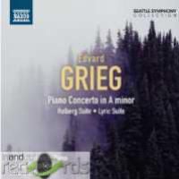 Cover image for Grieg Piano Concerto A Minor Holberg Suite Lyric Suite