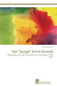 Cover image for Der junge Ernst Krenek