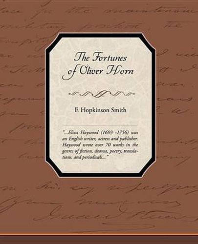 Cover image for The Fortunes of Oliver Horn