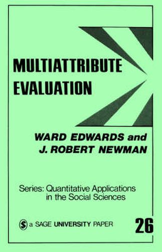 Cover image for Multiattribute Evaluation