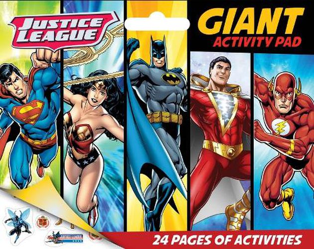 Cover image for Justice League: Giant Activity Pad (Warner Bros. Featuring The Flash)