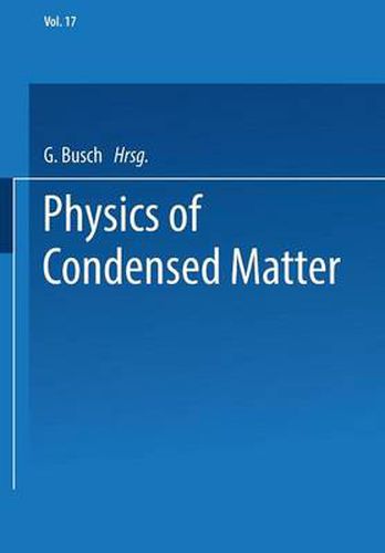 Cover image for Physics of Condensed Matter