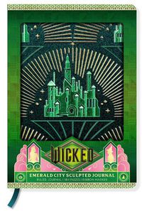 Cover image for Wicked: Emerald City Sculpted Journal