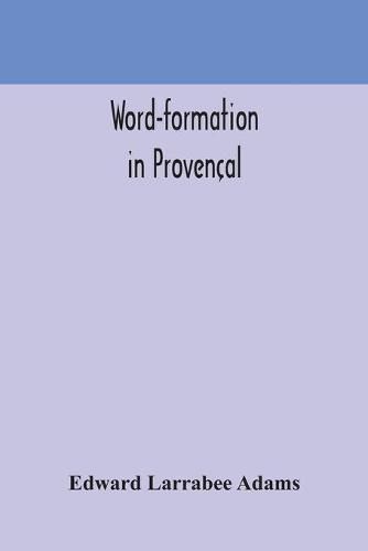 Word-formation in Provencal