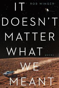 Cover image for It Doesn't Matter What We Meant: Poems